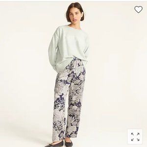J. Crew Pull-on cropped pant in Ratti® seashell print 12P